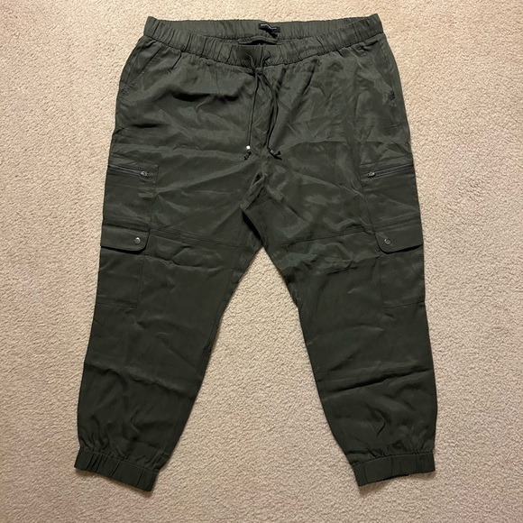 Women’s Banana Republic TENCEL™ CARGO JOGGER size XXL in Steel Green - Picture 2 of 6
